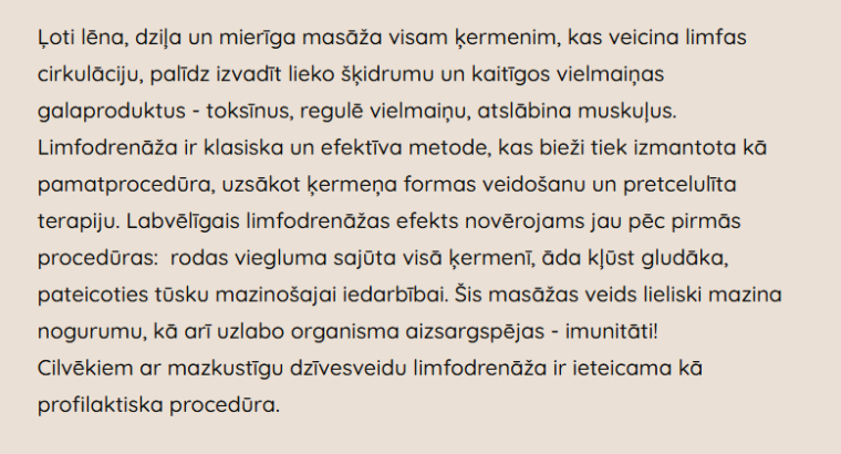 Laipa Spa masāža
