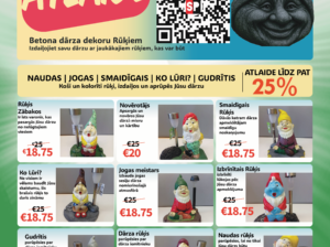 Betona dārza dekoru Aprīļa mēneša atlaide