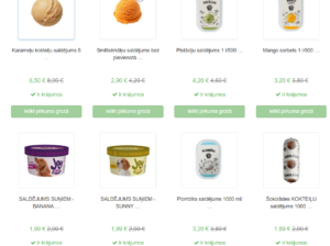 Druvas Saldējuma Aprīļa interneta veikala atlaides