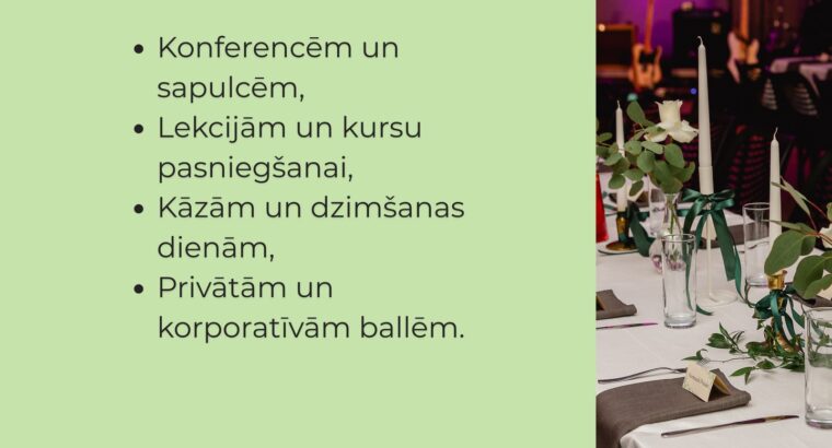 Sviniet īpašos mirkļus Eat & Chill