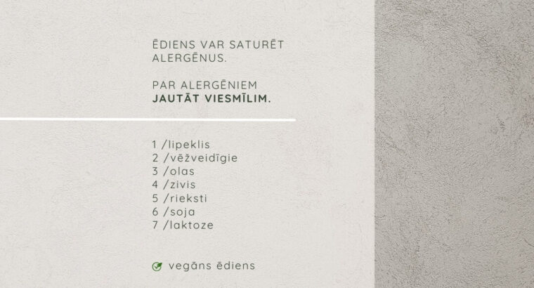 Laipa SPA Brasērija | Restorāns ēdienkarte