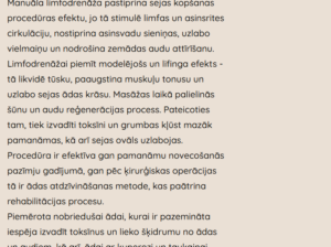 Laipa SPA, Sejas procedūras