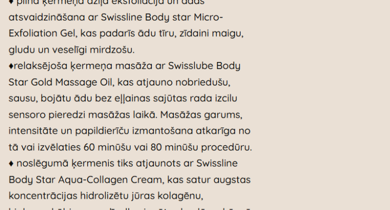 Laipa SPA, SPA Rituāli