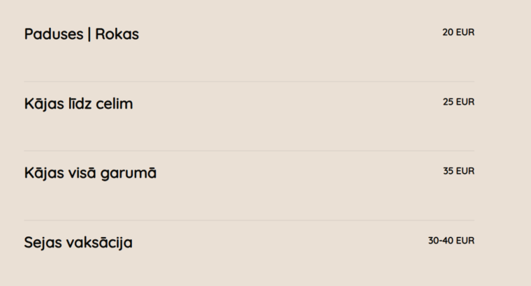 Laipa SPA Vaksācija