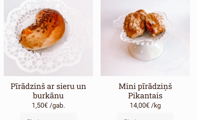 Miko sāļās bulciņas un pīrādziņi