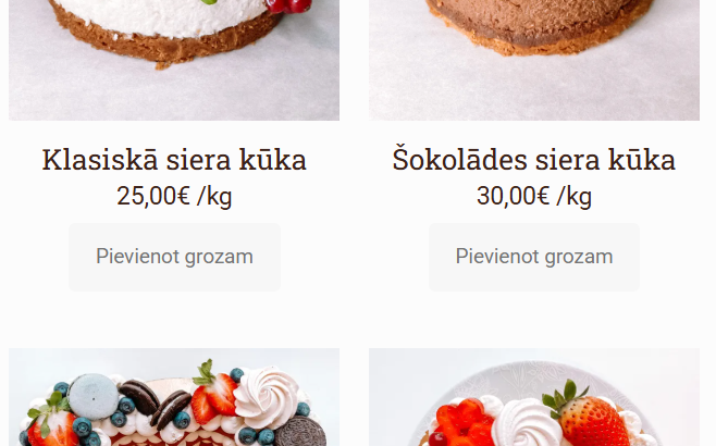 Miko saldās kūkas un kūciņas