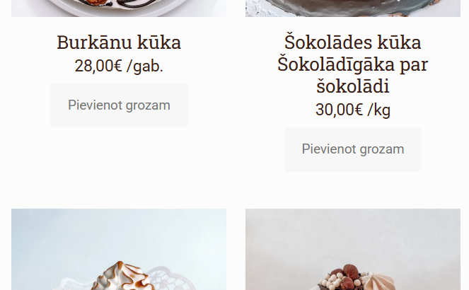 Miko saldās kūkas un kūciņas