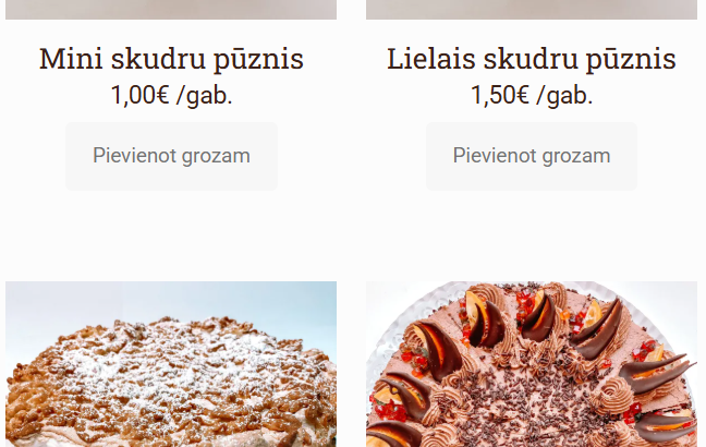 Miko saldās kūkas un kūciņas