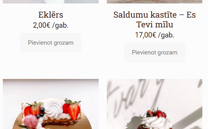 Miko saldās kūkas un kūciņas