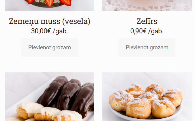 Miko saldās kūkas un kūciņas