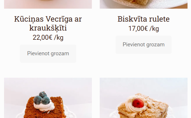 Miko saldās kūkas un kūciņas