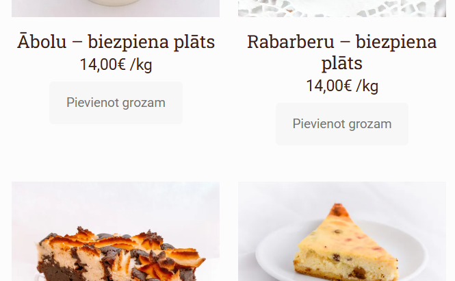 Miko saldās platsmaizes