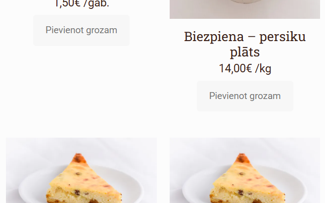 Miko saldās platsmaizes