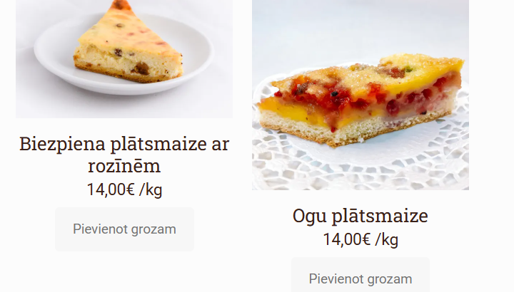 Miko saldās platsmaizes