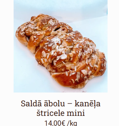 Miko saldie klinģeri un štricele