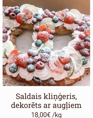 Miko saldie klinģeri un štricele