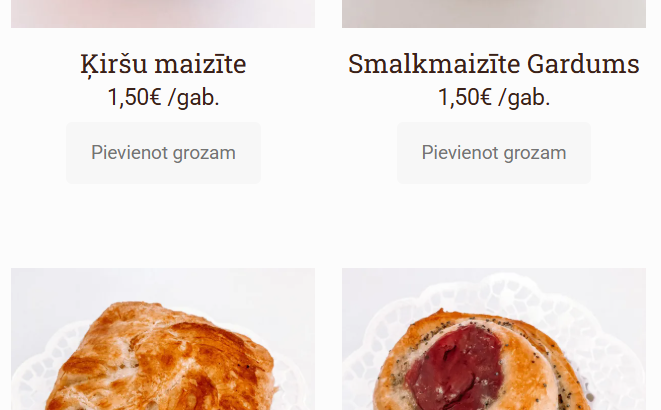 Miko saldās smalkmaizītes