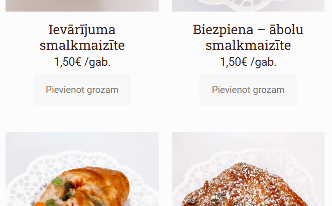 Miko saldās smalkmaizītes