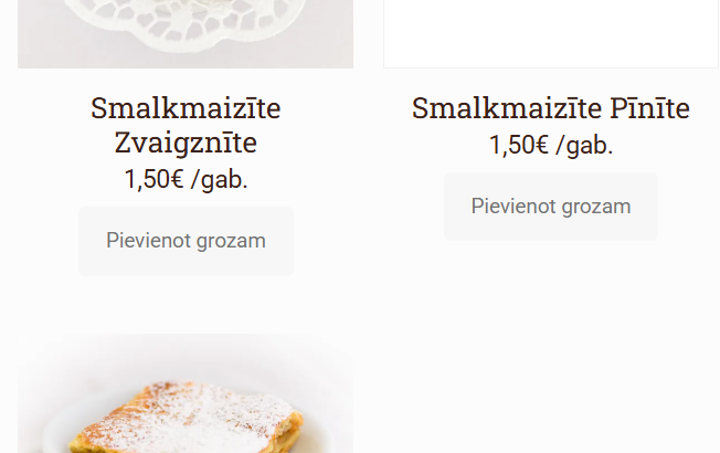 Miko saldās smalkmaizītes