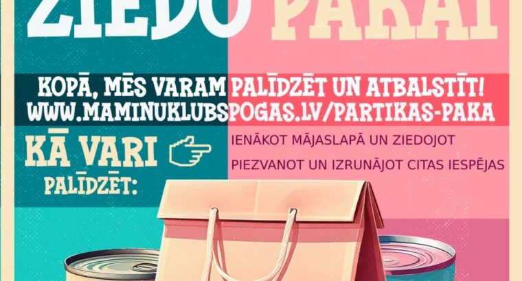 Ziedojiet Pārtikas pakai